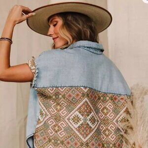 Gimmicks by BKE - Washed Denim Button Down Shirt